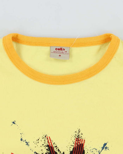 Vintage Y2K Celio Bang Bang Graphic Ringer Baby Fit T-Shirt - M