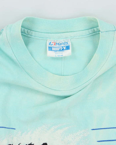 Vintage 80's Hawaii Surfer Single Stitch Graphic T-Shirt - L
