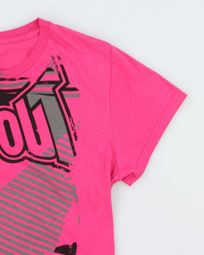 Vintage Y2K Tap Out Centre Graphic Baby Fit T-Shirt - S