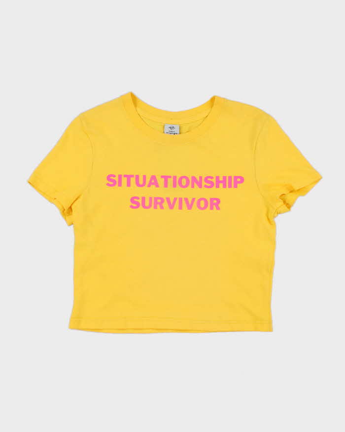 Rokit Originals Repurposed Vintage Edition Situationship Survivor Baby Tee - M