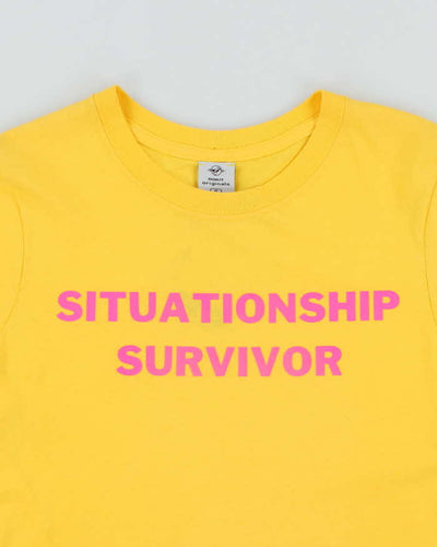 Rokit Originals Repurposed Vintage Edition Situationship Survivor Baby Tee - M