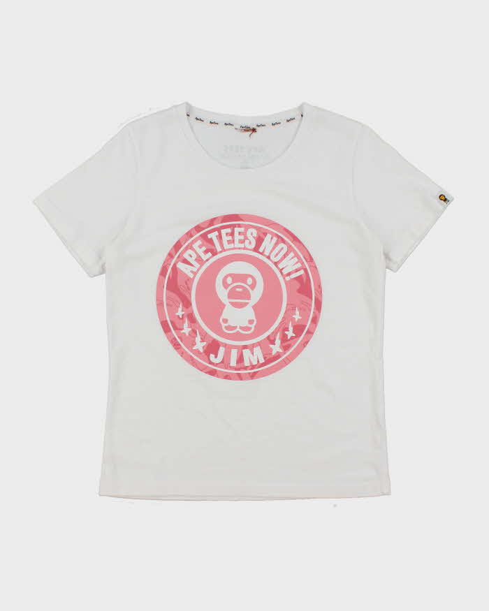 Vintage Y2K Baby Milo Pink Camo Baby Fit T-Shirt - S