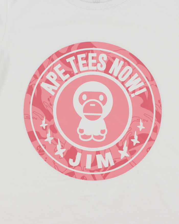 Vintage Y2K Baby Milo Pink Camo Baby Fit T-Shirt - S