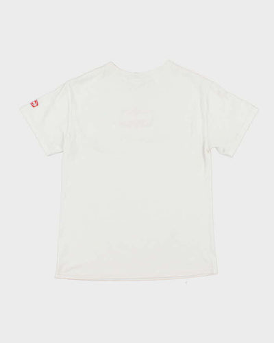 Vintage Y2K Split Skateboards Graphic Baby Fit T-Shirt - S