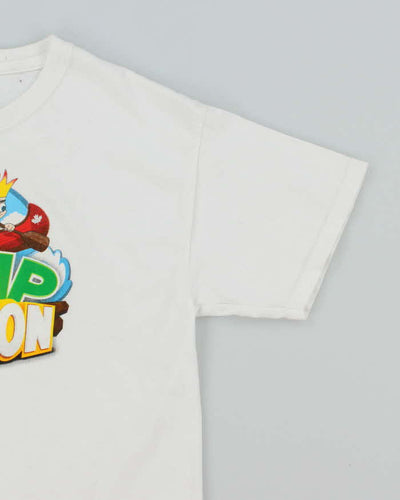 Vintage Y2K Camp Teletoons Baby Fit Graphic T-Shirt - L