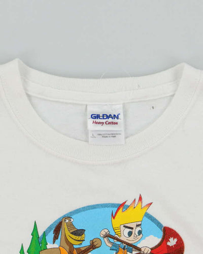 Vintage Y2K Camp Teletoons Baby Fit Graphic T-Shirt - L