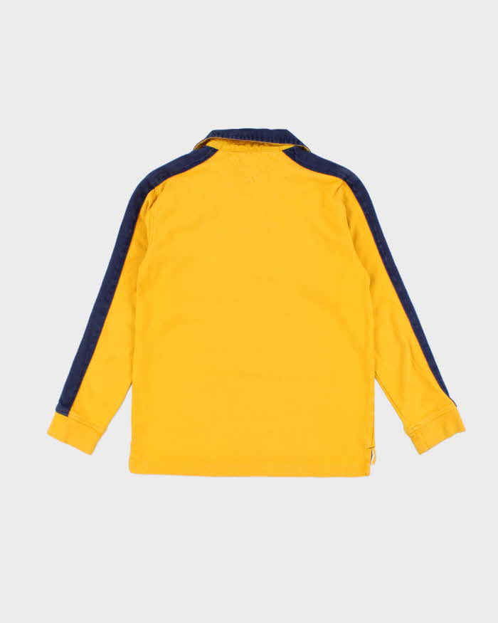 Vintage Y2K Tommy Hilfiger Patched Long Sleeve Polo Shirt - L