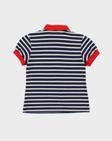 Vintage Y2K Lacoste Striped Baby Fit Polo Shirt - S