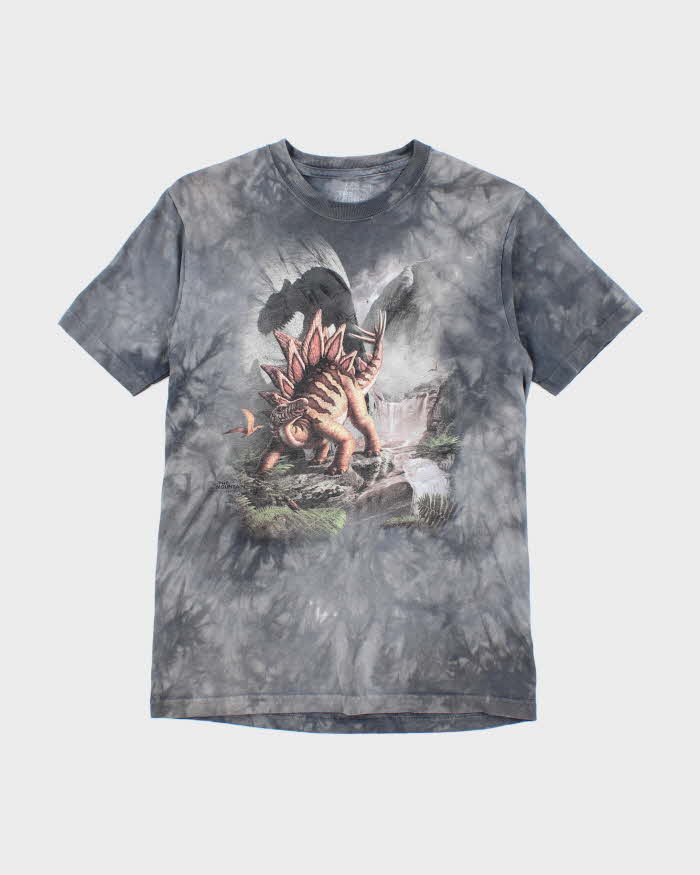 Vintage Y2K The Mountain Jurassic Forest Graphic Baby Fit T-Shirt - L