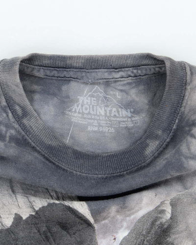 Vintage Y2K The Mountain Jurassic Forest Graphic Baby Fit T-Shirt - L