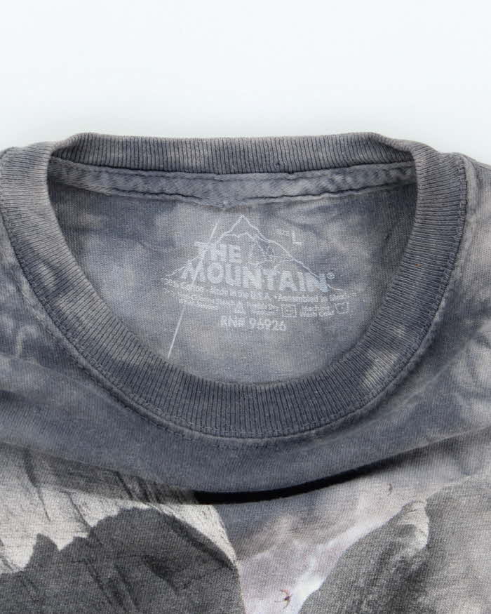 Vintage Y2K The Mountain Jurassic Forest Graphic Baby Fit T-Shirt - L