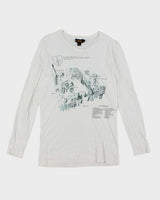 Vintage Y2K Diesel Rotten Town Graphic Long Sleeve T-Shirt - S