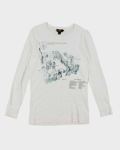 Vintage Y2K Diesel Rotten Town Graphic Long Sleeve T-Shirt - S