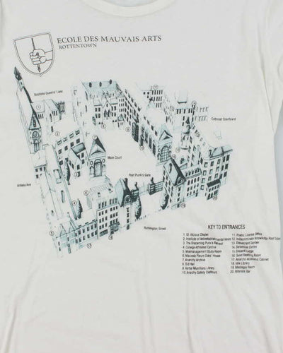 Vintage Y2K Diesel Rotten Town Graphic Long Sleeve T-Shirt - S