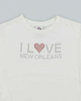 Vintage 2000's I Love New Orleans Sequined Graphic T-Shirt - S