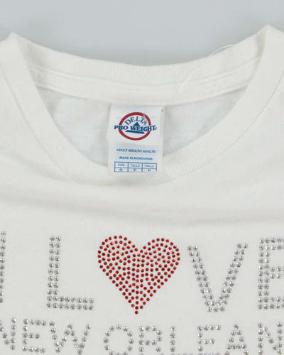 Vintage 2000's I Love New Orleans Sequined Graphic T-Shirt - S