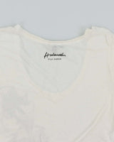Vintage Y2K Bebe Deep V-Neck Graphic T-Shirt - L