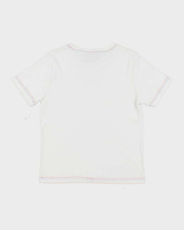 Vintage Y2K Sequined American Flag Graphic T-Shirt - L