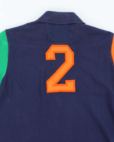 Vintage Y2K Ralph Lauren Embroidered Big Patch Polo Shirt - XL