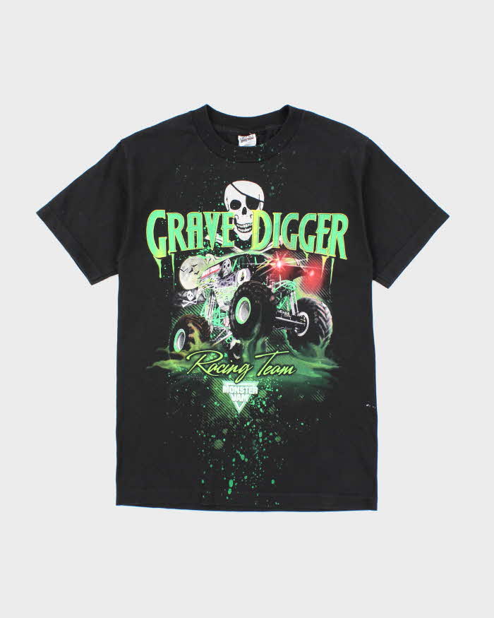 Vintage 2000's Grave Digger Racing Team Baby Fit T-Shirt - S