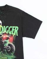 Vintage 2000's Grave Digger Racing Team Baby Fit T-Shirt - S