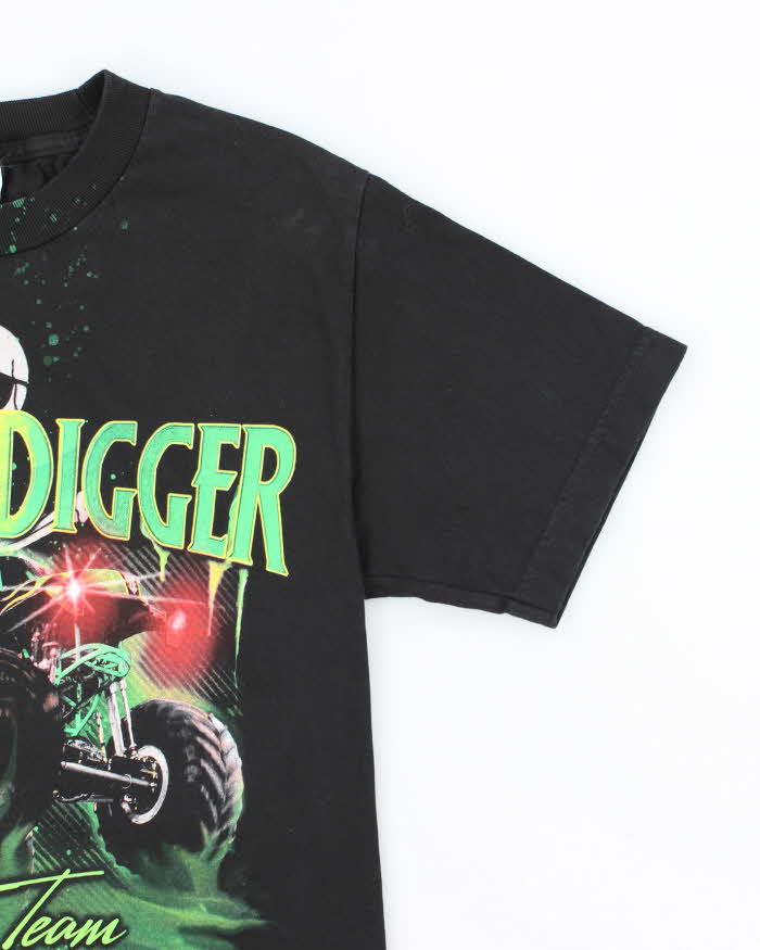 Vintage 2000's Grave Digger Racing Team Baby Fit T-Shirt - S