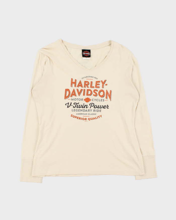 Vintage Y2k 00s Harley Davidson Long Sleeve T-shirt - L