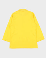 Vintage 90s Ralph Lauren Sport Zip-up Jersey Polo Top - L