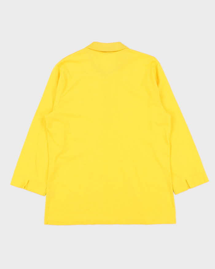 Vintage 90s Ralph Lauren Sport Zip-up Jersey Polo Top - L