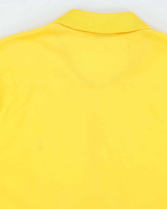 Vintage 90s Ralph Lauren Sport Zip-up Jersey Polo Top - L