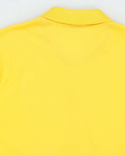 Vintage 90s Ralph Lauren Sport Zip-up Jersey Polo Top - L