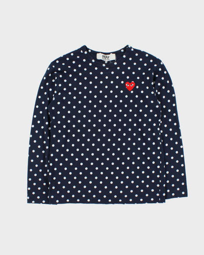 Comme Des GARCONS Play Women's Polka Dot Long Sleeve T-Shirt - M