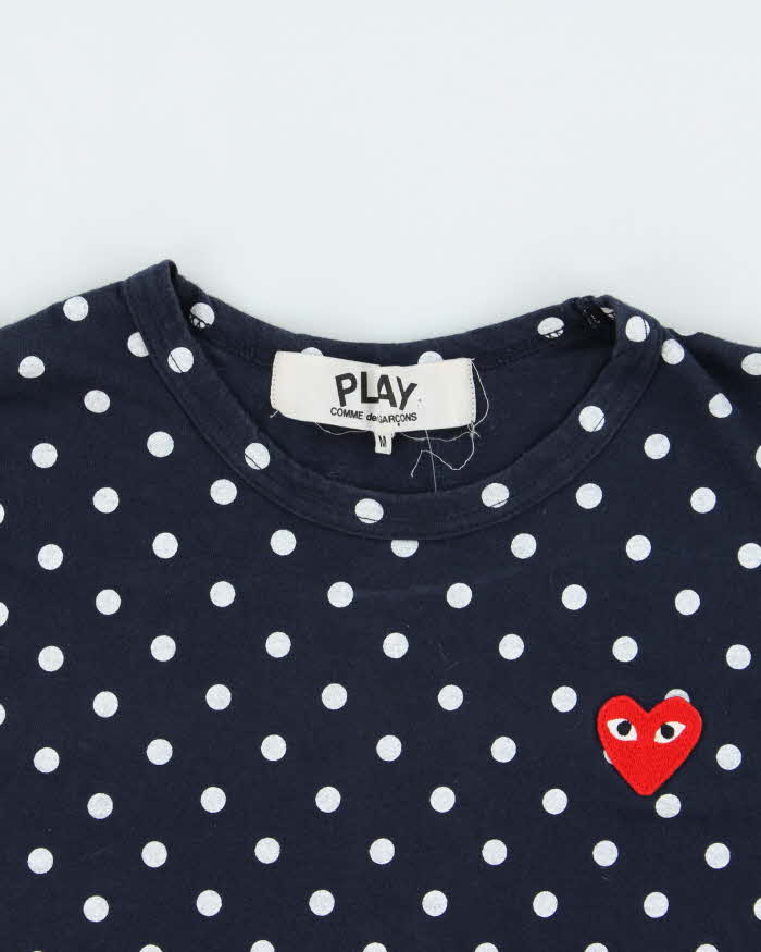 Comme Des GARCONS Play Women's Polka Dot Long Sleeve T-Shirt - M