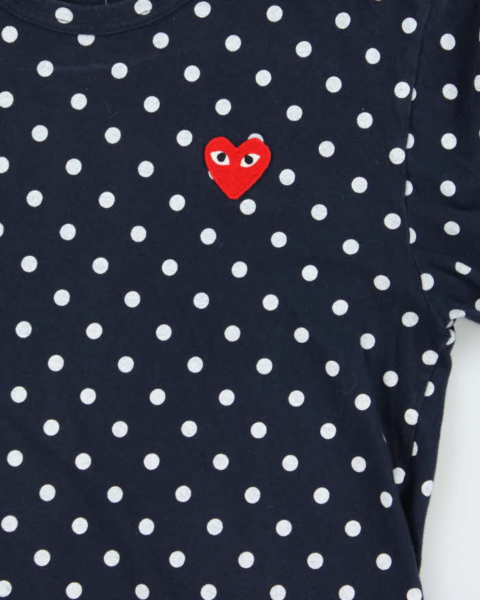 Comme Des GARCONS Play Women's Polka Dot Long Sleeve T-Shirt - M