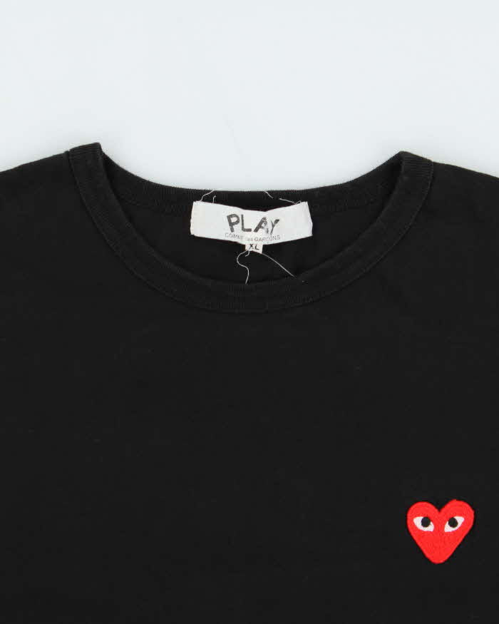 Vintage Women's Comme Des Garcons Play Heart Crewneck T-Shirt - XL