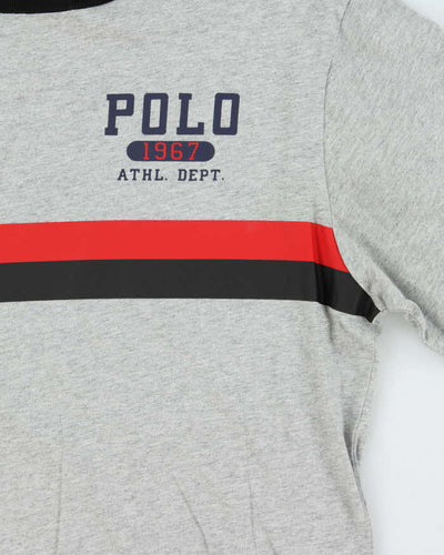 Vintage Women's Polo Ralph Lauren Athl Dept Crewneck Long Sleeve T-Shirt - XL