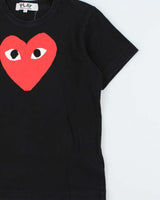 Vintage PLAY Commes Des Garcons Heart Crewneck Women's Baby T-Shirt - L