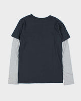 Vintage Y2K 00s Puma Double Layer Long Sleeve Women's T-Shirt - XL