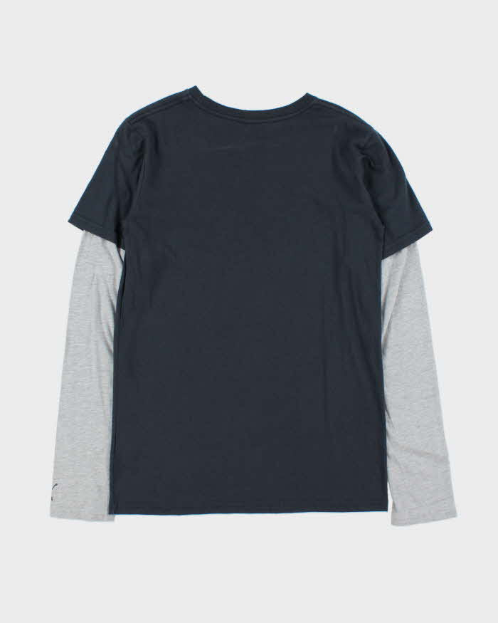 Vintage Y2K 00s Puma Double Layer Long Sleeve Women's T-Shirt - XL