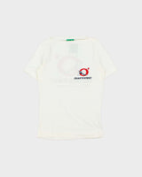 DSWT 1980s Benetton Jean's West Slash Neck Baby Tee - M