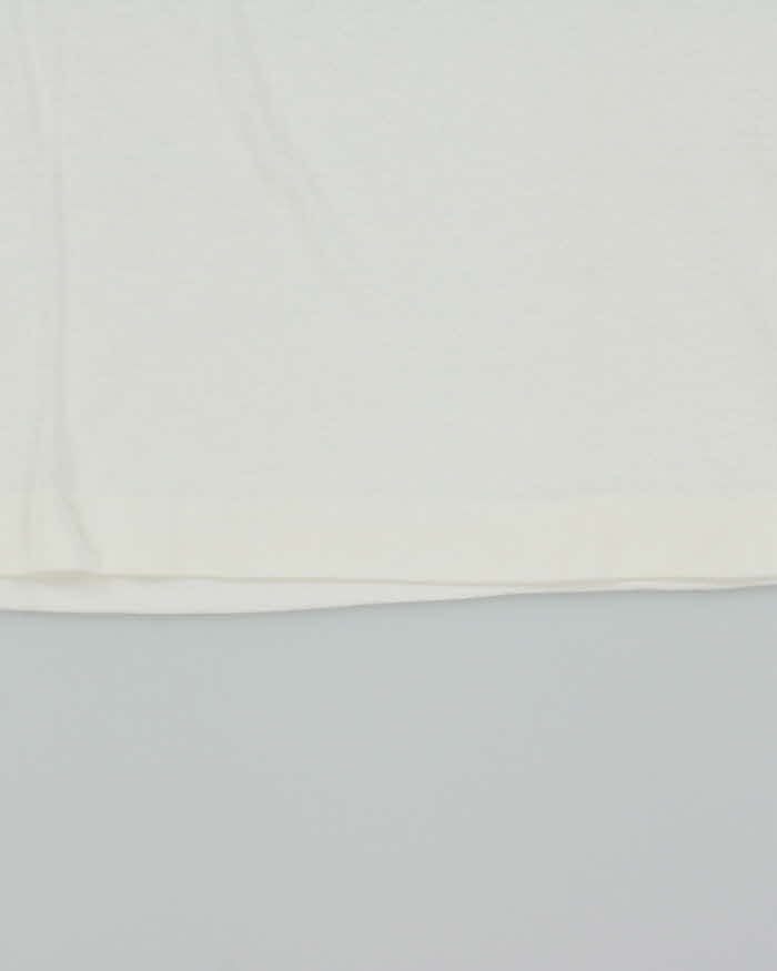 DSWT 1980s Benetton Jean's West Slash Neck Baby Tee - M