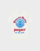 DSWT 1980s Benetton Jean's West Crewneck Baby Tee - S