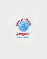 DSWT 1980s Benetton Jean's West Crewneck Baby Tee - M