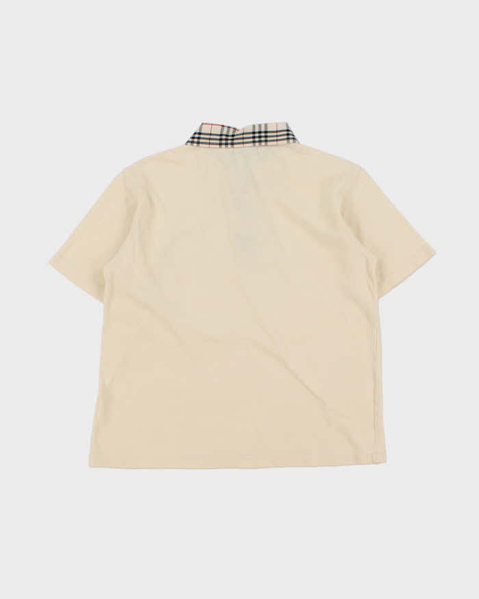 Vintage Y2K 00s Burberry Nova Check Boxy Short Sleeve Polo Shirt