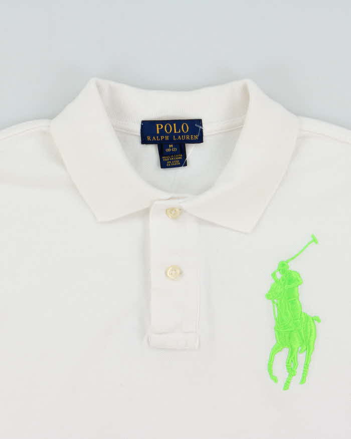 Vintage Polo Ralph Lauren Large Pony Women's Short Sleeve Polo Shirt - M
