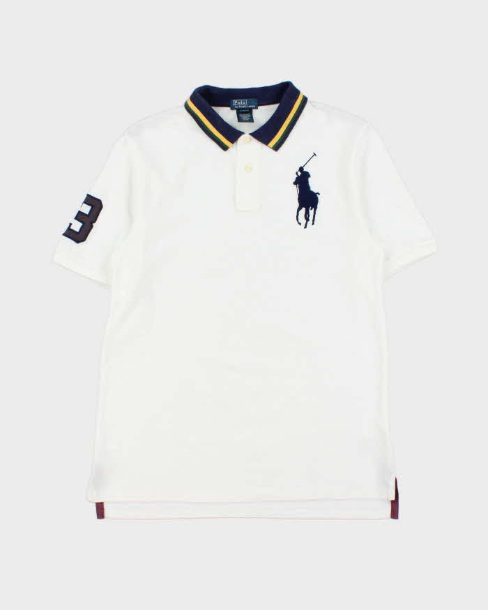 Vintage Y2K 00s Polo Ralph Lauren Large Pony Women's Short Sleeve Polo Shirt - XL