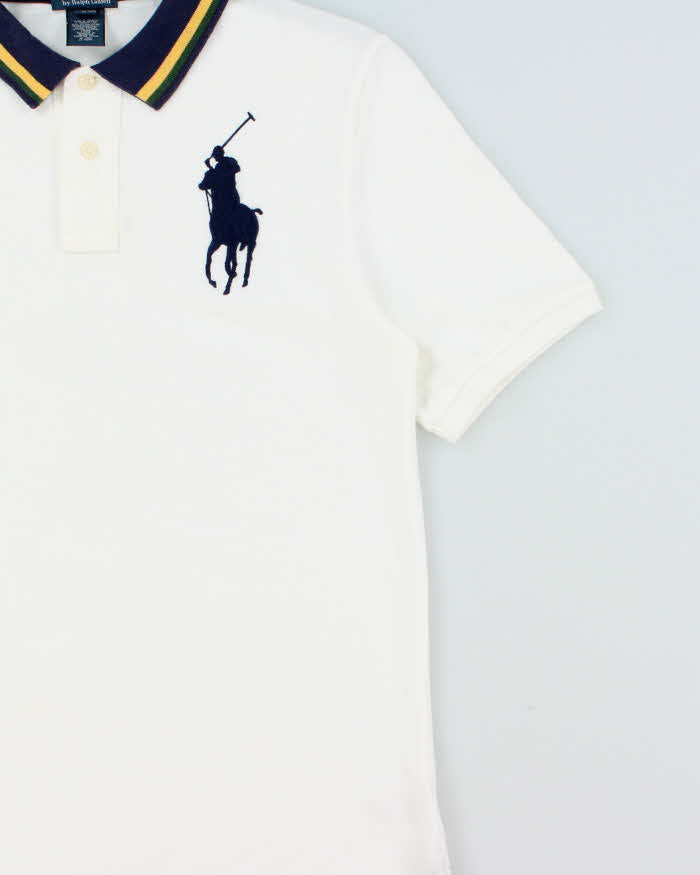 Vintage Y2K 00s Polo Ralph Lauren Large Pony Women's Short Sleeve Polo Shirt - XL
