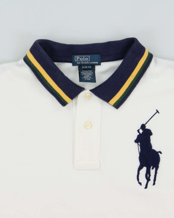 Vintage Y2K 00s Polo Ralph Lauren Large Pony Women's Short Sleeve Polo Shirt - XL