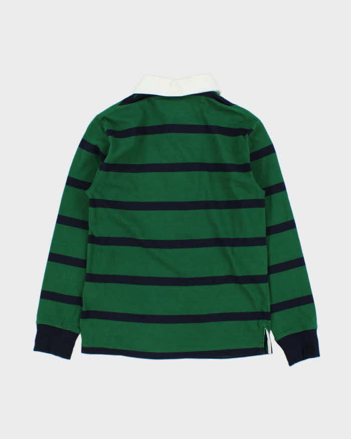 Vintage Polo Ralph Lauren Women's Classic Striped Long Sleeve Rugby Shirt - S