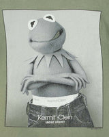 Vintage 1990s Jim Henson The Muppets 'Kermit Clein' Single Stitch Crewneck T-Shirt - L